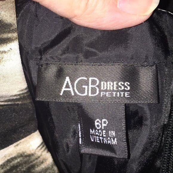 AGB Casual Dress Size 6 Petite - Picture 3 of 5